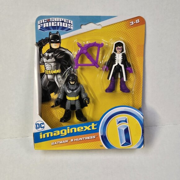 Imaginext DC Batman And Huntress Gotham City Crime Fighter - Picture 1 of 3